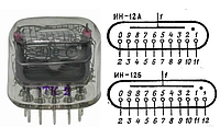 Лампа ИН-12А. ИН-12Б індикатор тліючого розряду нові і бу. ИН12А. ИН12Б