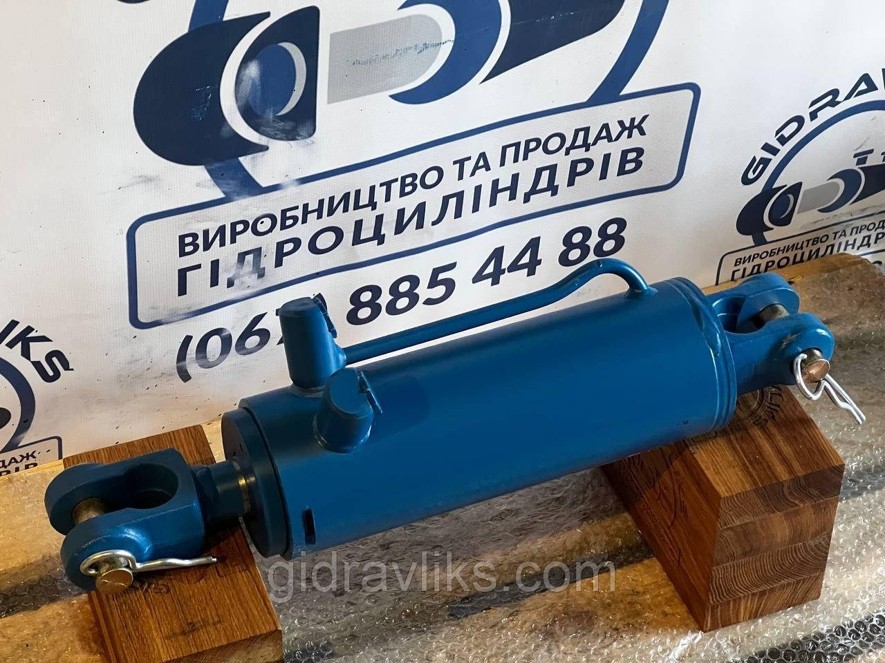 Гідроциліндр ЦС 100 МТЗ, Т-40 навіски (рогатий) ⁇ ГЦ100х40х200.515 з пальцями
