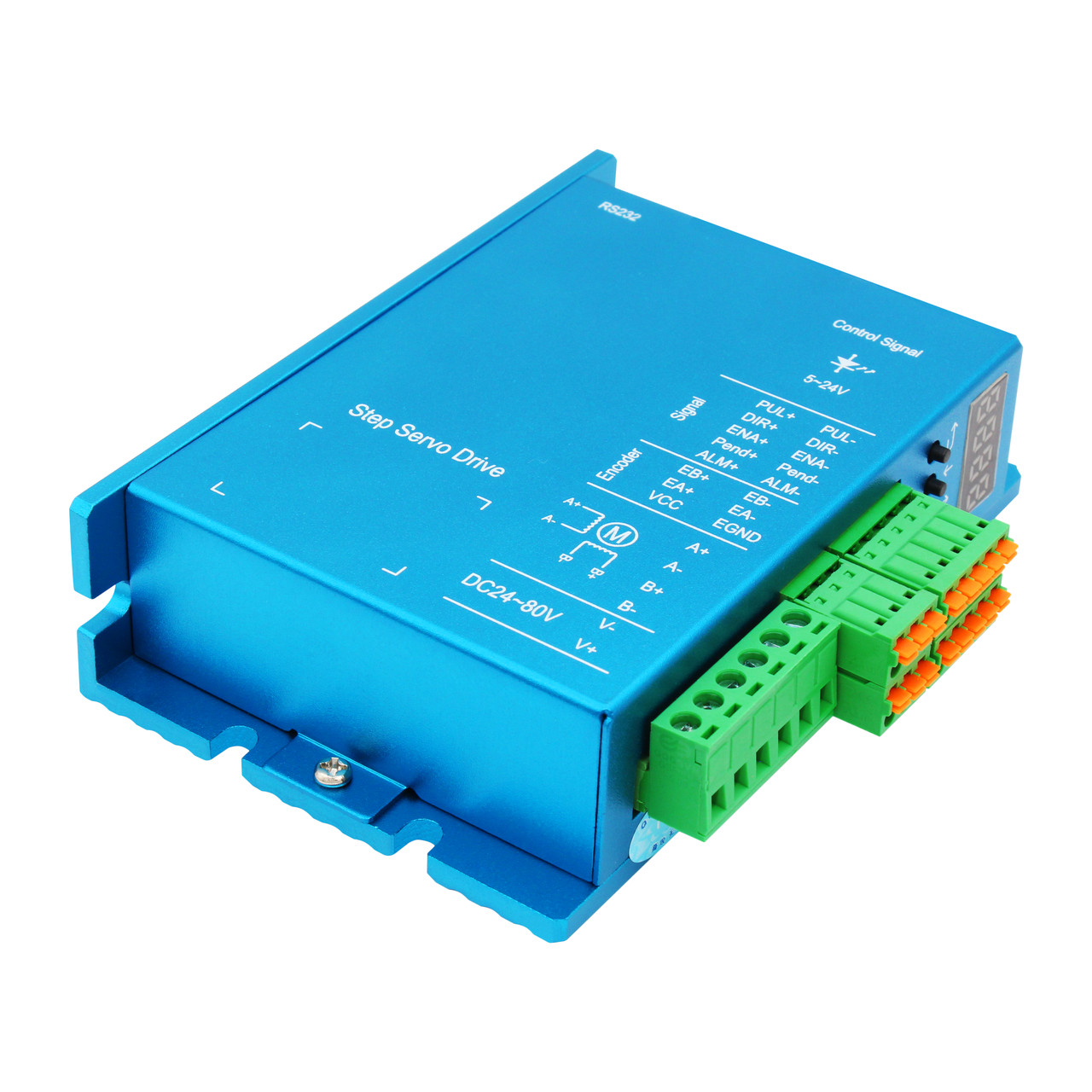 Цифровий кроковий серводрайвер з дисплеєм DL57D для крокового двигуна з енкодером серій 42 і 57 (60)