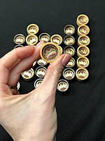 Фішки для гри нарди дерев'яні 26×12мм шкіряна вставка, фото 6