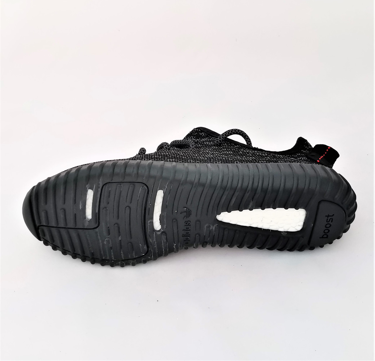 Кроссовки мужские Adidas Yeezy Boost черные текстильные, мужские кроссовки из ткани (размеры в описании) - фото 3 - id-p1773957157