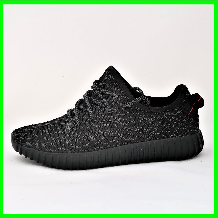 Кроссовки мужские Adidas Yeezy Boost черные текстильные, мужские кроссовки из ткани (размеры в описании) - фото 10 - id-p1773957157