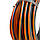 Сліпа багаторічна трубка 16 мм для краплинного поливу (Туреччина) оранжева смуга, фото 3