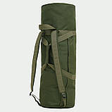 Баул армійський ЗСУ рюкзак речмішок (105 л) Ukr Cossacks 2.0 олива, фото 5