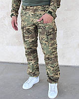 Форма демісезонна "Мультикам" убокс + штани Тактична для ЗСУ тканина Ріп Стоп Армійська, фото 5