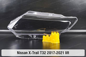 Скло фари Nissan X-Trail T32 (2017-2021) рест ліве