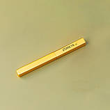Кисть для макіяжу губ і контуру висувна Zoreya Compact gold, фото 3