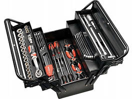 Набір інструменту для авто в ящику 62 ел. YATO YT-3895