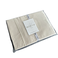 Наволочки Maison D'or Pillow Case Beige сатин 50-70 см* 2шт бежевые