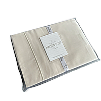 Наволочки Maison D'or Pillow Case Beige сатин 50-70 см* 2шт бежеві
