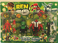 Ben-10 ігровий набір супергероїв (4 шт.) 6674