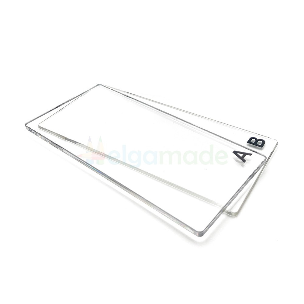 Пластини для вирубки та тиснення пластикові, 16х7.8 см, 2 шт., фото 1