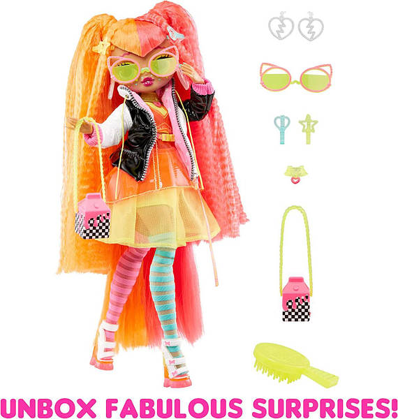 Lol surprise omg dolls neonlicious sale