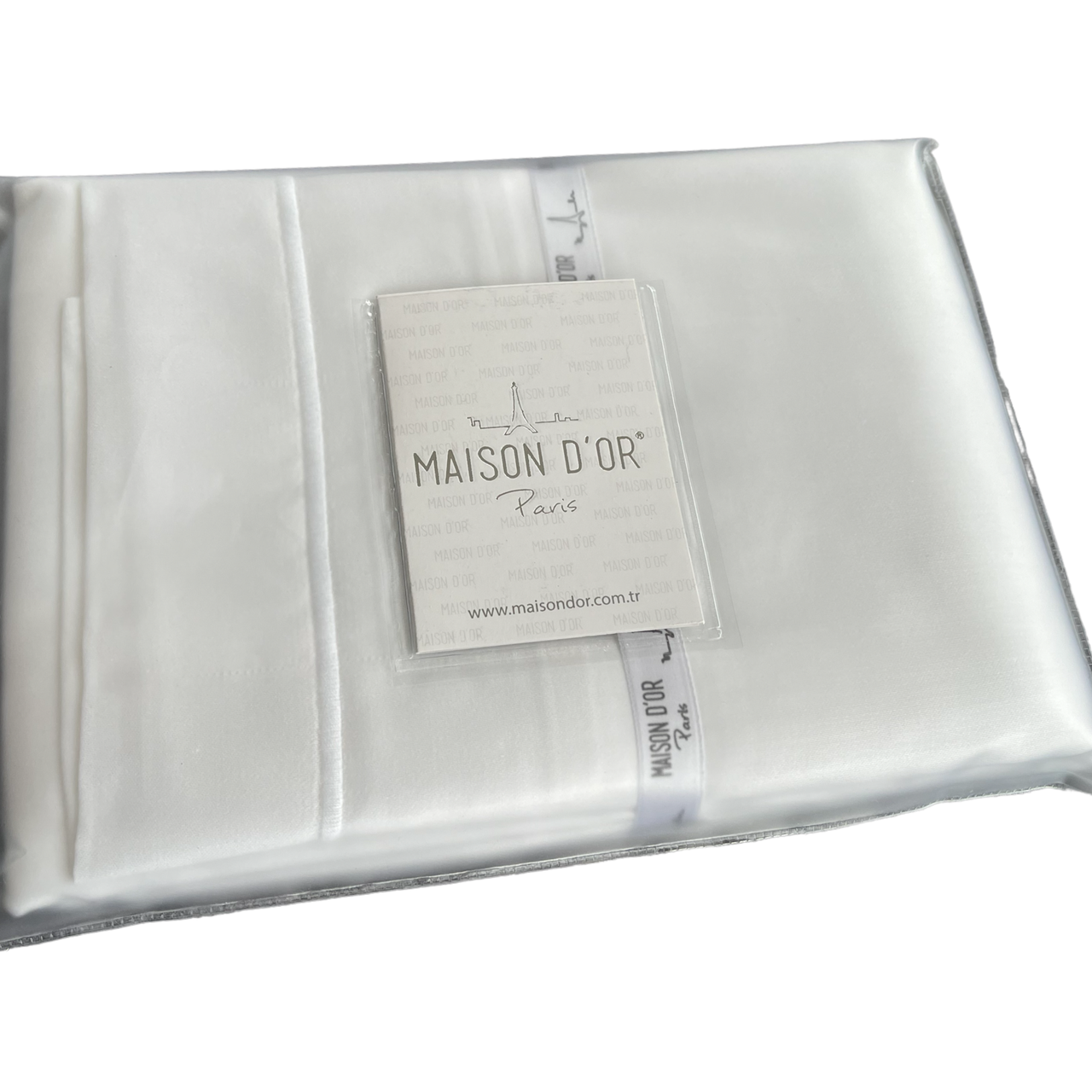 Наволочки Maison D'or Pillow Case Cream сатин 50-70 см* 2шт кремові
