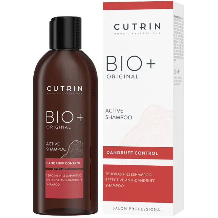 Оригінальний шампунь проти лупи Cutrin BIO+ Original Active Shampoo 200ml, фото 1