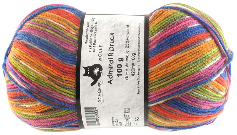 Шкарпеткова пряжа Admiral R Druck, фото 1