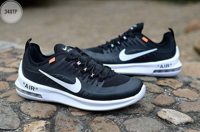 Купить Кроссовки мужские Nike Air Max Axis Найк Айр Макс Черные с белым ...