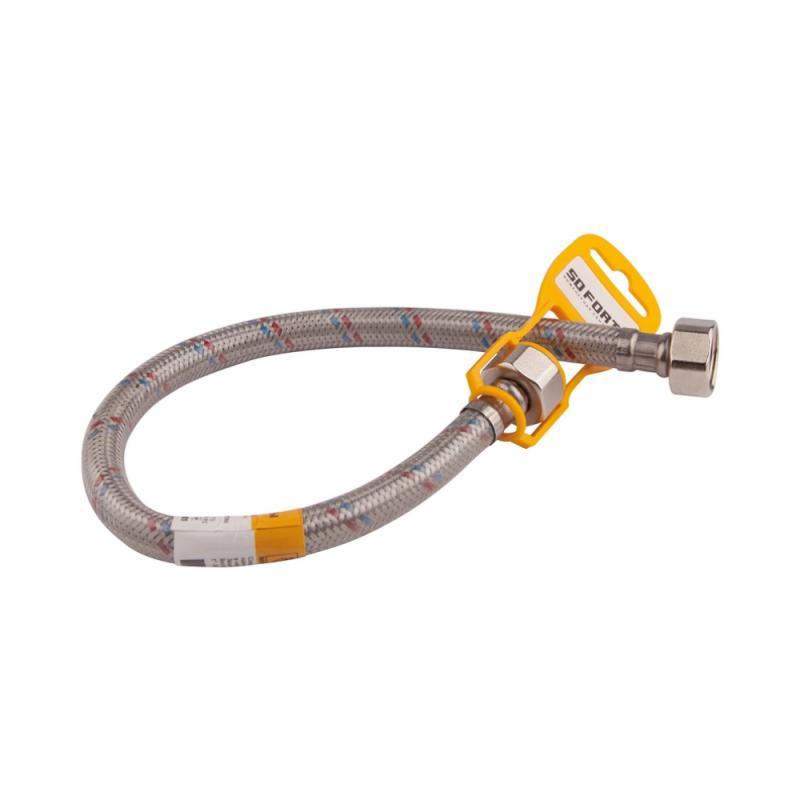 Гнучка підводка для води SD Forte ВВ 120 см SF381W120, фото 1