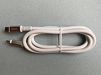 Белый кабель Type C - Type C Hoco X85 для быстрой зарядки и передачи данных супер крепкий