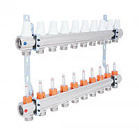 Коллектор Icma 1" 10 выходов, с затратомерами NoK013
