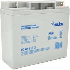 Акумуляторна батарея MERLION AGM GP12200L5 12 V 20 Ah ( 181 x 76 x 166 (168)
