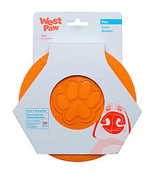 West Paw (Вест Пау) Zisc Flying Disc іграшка для собак помаранчева 17 см
