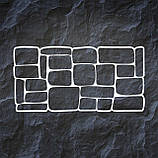 Трафарет багаторазовий для штукатурки Камінь 600х300х1 мм tds-2.1Е, фото 2