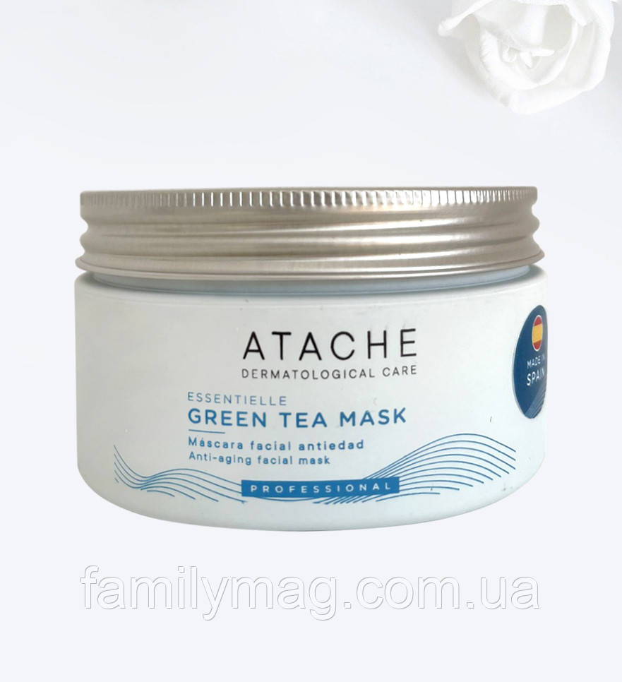 Відновлююча, омолоджуюча та заспокійлива маска для обличчя Essentielle Reaffirming Mask Green Tea Atache 200 мл