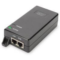 Адаптер PoE Digitus PoE+ 802.3at, 10\/100\/1000 Mbps, Output max. 48V, 30W (DN-95103-2)