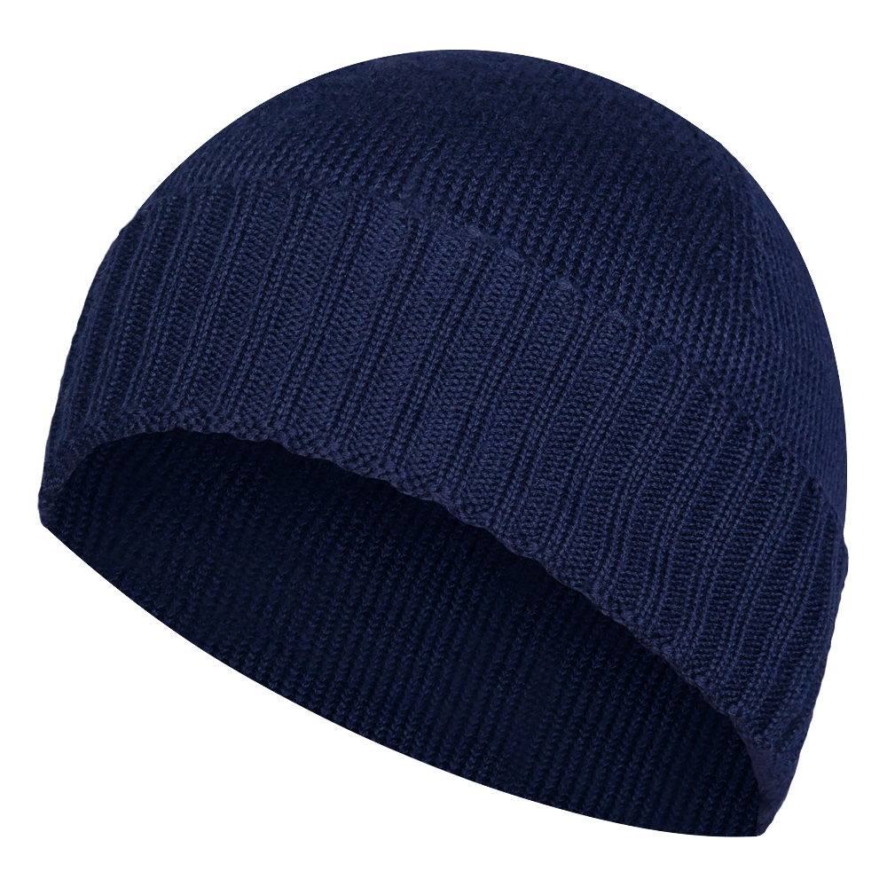 Шапка зимова чоловіча із вовни мериносу Watch Cap Merino темно-синя