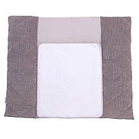 Пеленальный матрас Baby Veres Velour Taupe grey 72х80 см