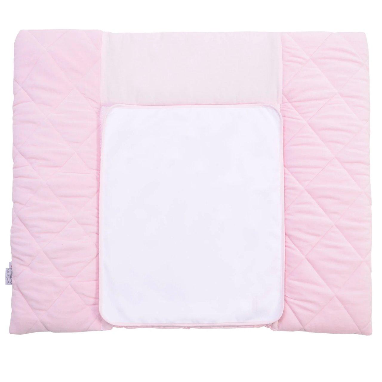 Сповивальний матрац Baby Veres Velour Light pink 72х80 см 429.4