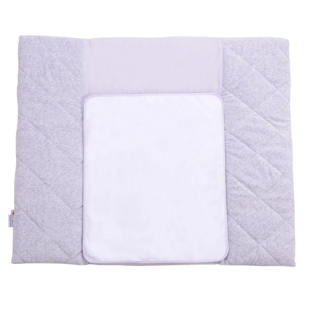 Сповивальний матрац Baby Veres Velour Grey melange 72х80 см 429.3