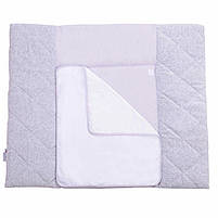 Сповивальний матрац Baby Veres Velour Grey melange 72х80 см 429.3, фото 3