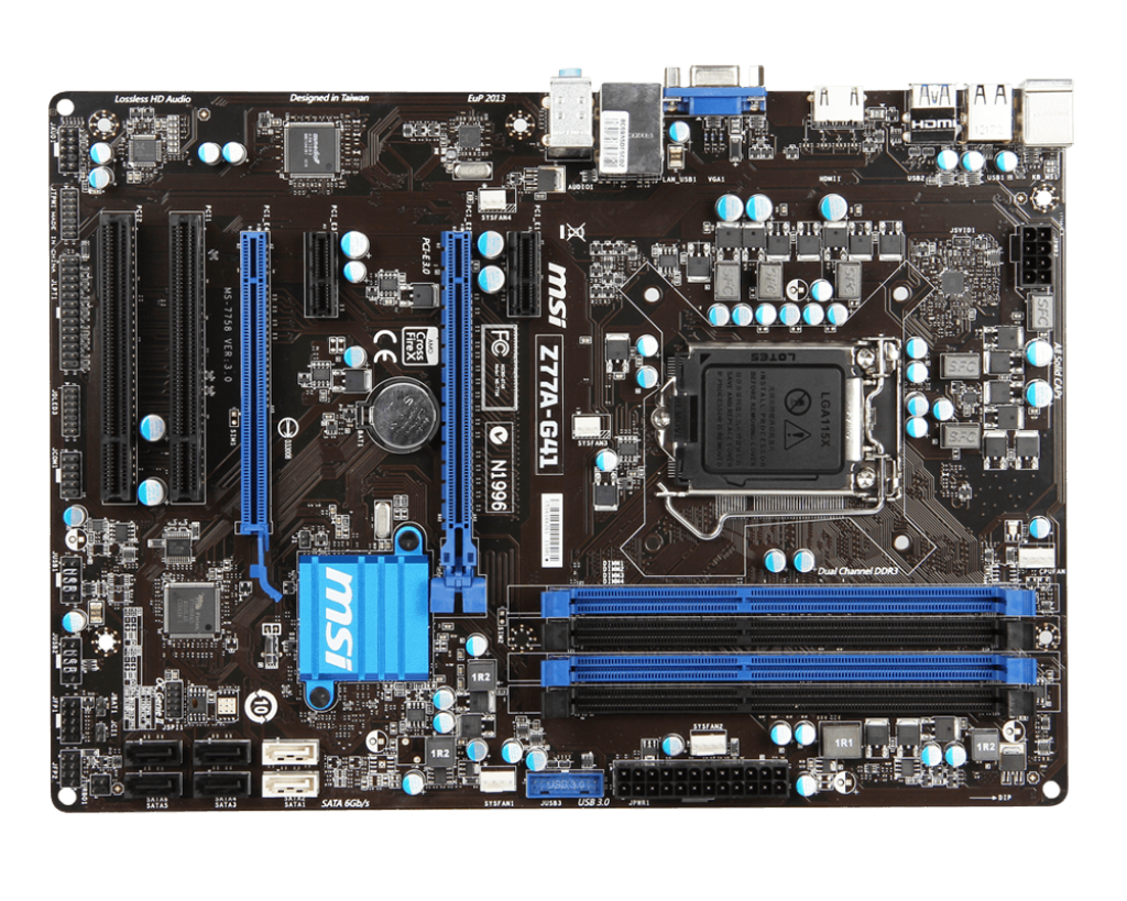 Материнская Плата MSI Z77A-G41 LGA 1155 (Z77A-G41) Б/У (TF) — Купить ...