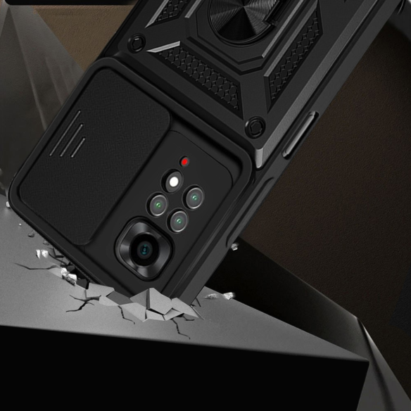 Ударостійкий чохол Camshield Serge Ring for Magnet для Xiaomi Redmi Note 11 Ударостійкий чохол Camshield Serge Ring for Magnet для Xiaomi Redmi Note 11