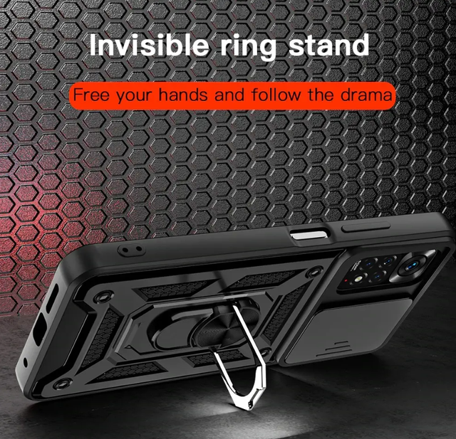 Ударостійкий чохол Camshield Serge Ring for Magnet для Xiaomi Redmi Note 11 Ударостійкий чохол Camshield Serge Ring for Magnet для Xiaomi Redmi Note 11