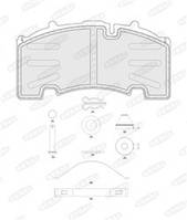 Комплект тормозных колодок BERAL BCV29264TK