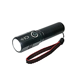Ліхтарик тактичний Rablex RB262-300000W акумуляторний світлодіодний, zoom Чорний, фото 7