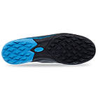 Сороконіжки футбольні шипшини Zelart Tika 2001-1 розмір 44 Black-Blue, фото 3