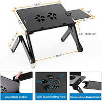 Стіл-підставка для ноутбука Laptop Ttable T8, фото 5