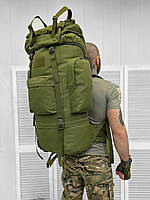 Тактический рюкзак баул 100л олива военный рюкзак ВСУ 100 литров армейский рюкзак баул