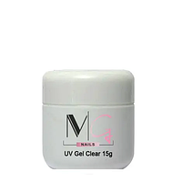 Гель для наращивания ногтей MG Nail UV Gel Clear 15 мл (21531Es)