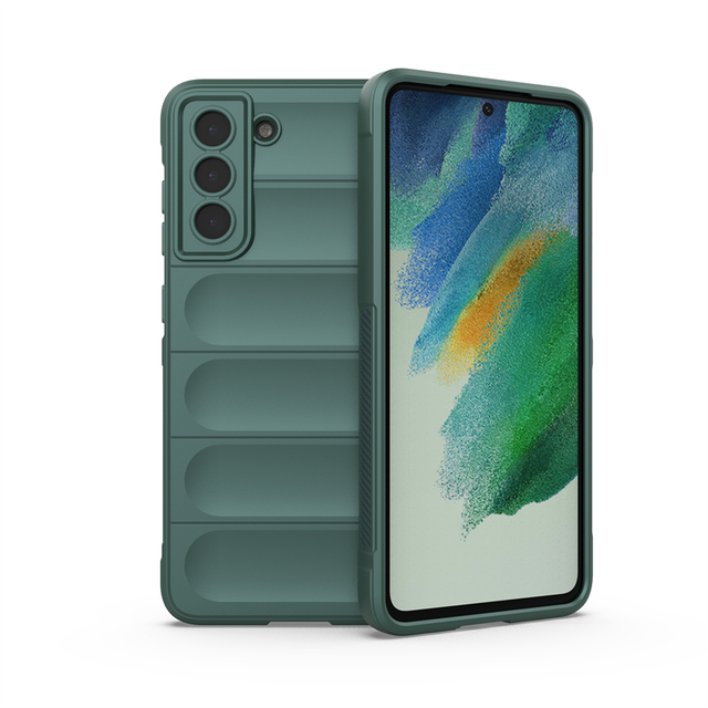 Силіконовий чохол Wavy для Samsung S22 Plus Pine Green