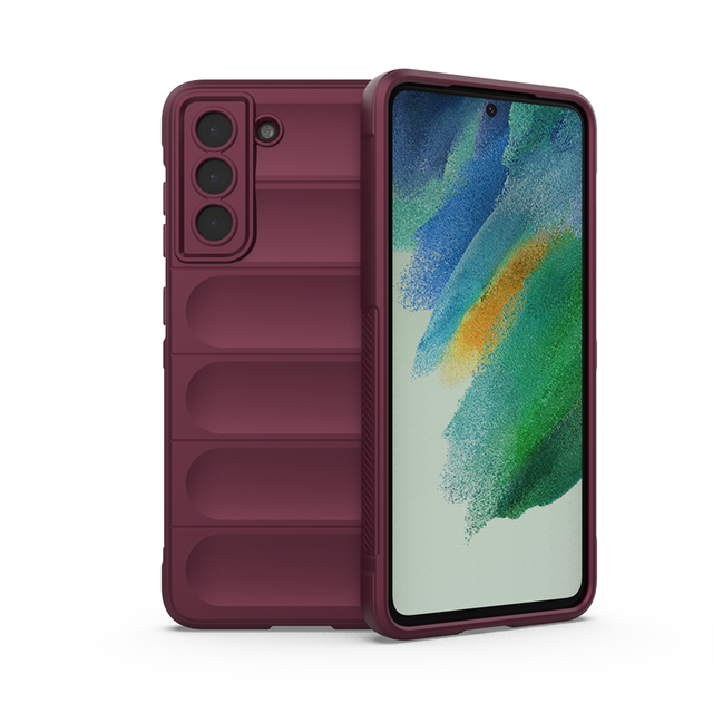 Силіконовий чохол Wavy для Samsung S22 Plus Fuchsia
