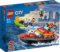 LEGO City Лодка пожарной бригады 144 детали (60373)