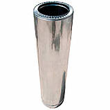 Труба сендвіч для димоходу з ізоляцією Ø 200/260мм в оцинкованому кожусі S-0.8 мм, L-1 м - Для дому, фото 2