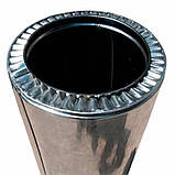Труба сендвіч для димоходу з ізоляцією Ø 200/260мм в оцинкованому кожусі S-0.8 мм, L-1 м - Для дому, фото 3