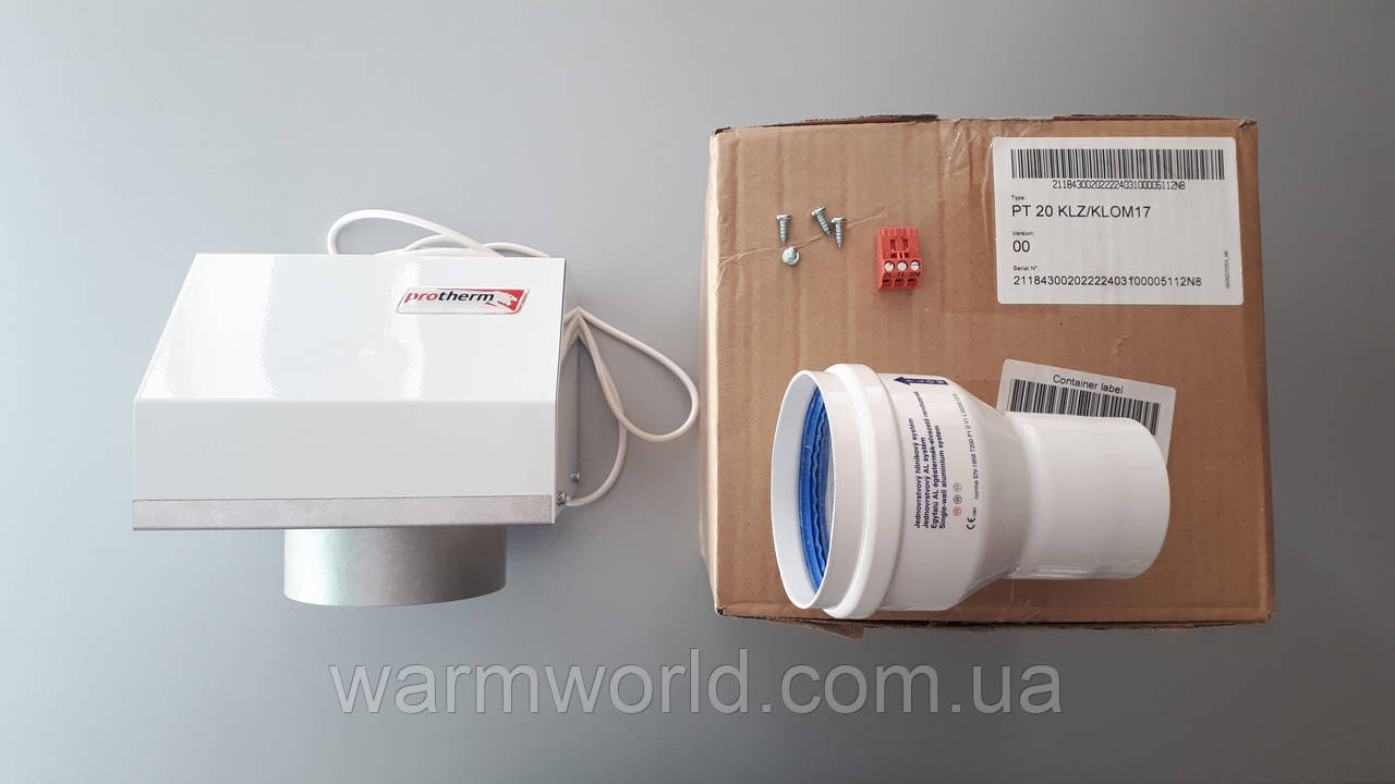 002022240 Турбоприставка PT20, Вентилятор d = 80 Ведмідь, КLOM, KLZ 20 v17 Protherm