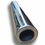 Труба сендвіч для димоходу з ізоляцією Ø 200/260мм в оцинкованому кожусі S-0.8 мм, L-1 м - Для дому, фото 7